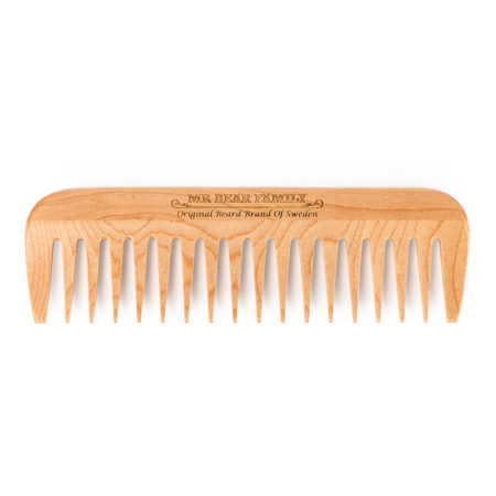Mr Bear Family Maple Wood Beard Comb