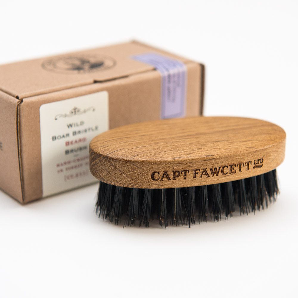 Captain Fawcett Wild Boar Bristle Beard Brush The Beard Emporium