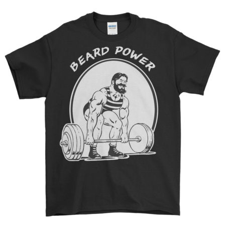Beard Power Deadlift - Heavyweight Tee