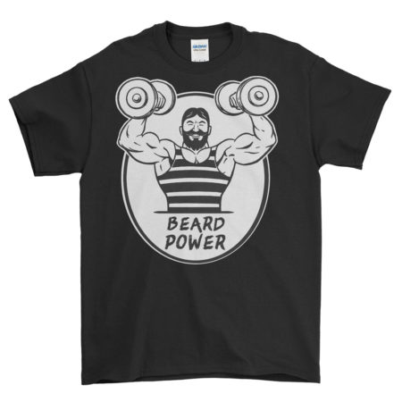 Beard Power Dumbbell - Heavyweight Tee